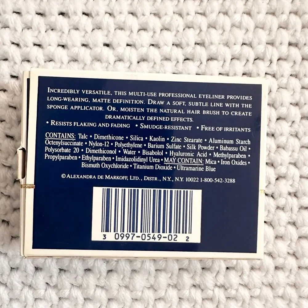 Alexandra de Markoff Expert Eyeliner NIB Expert Blue 0549-02 Compact Applicator